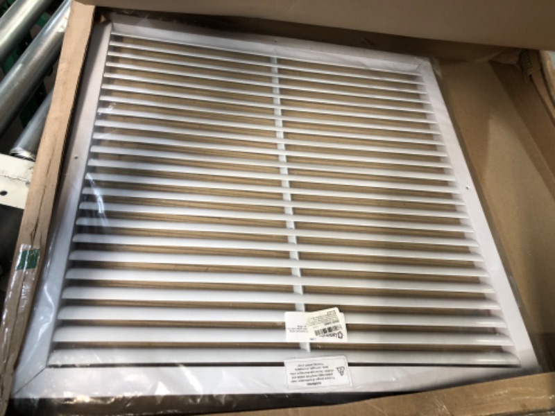 Photo 2 of 24x24 Aluminum Return Grille Vent Cover for HVAC Ceiling/Sidewall