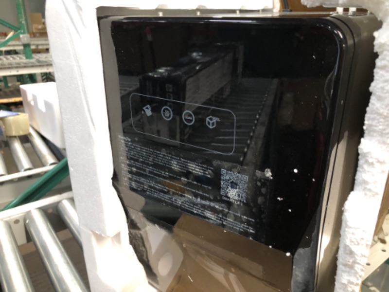 Photo 1 of Freezimer Nugget Ice Maker Countertop WiFi Integrated | Portable Sonic Ice Machine for Home, Platinum Silver