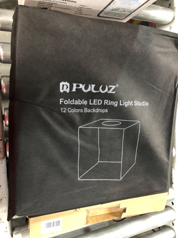 Photo 2 of Photo Box 16" x 16" Quick Install Foldable Portable Studio Kit, White Light