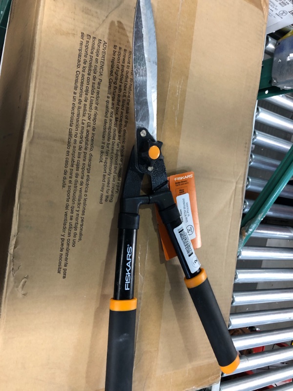 Photo 1 of Fiskars 8-in Steel Standard Hedge Shears | 391750-1001