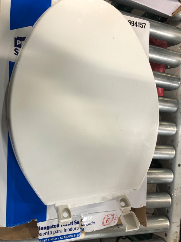 Photo 2 of Plumbing Technologies, LLC 2F1E0-00 Toilet Seat, Elongated, White