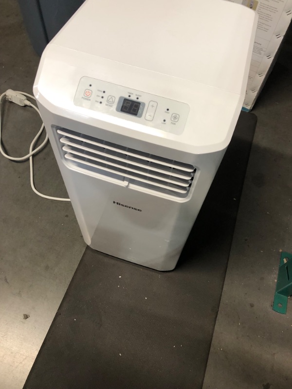 Photo 2 of Hisense Portable Air Conditioner 5000-BTU DOE 115-Volt 3-In-1 Dehumidifier & Fan Quiet Operation 24 Hour Timer Cools Under 299 Sq Ft (AP0522CR1W)