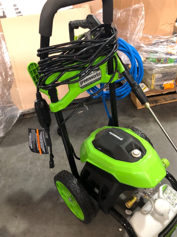 Photo 4 of Greenworks 2000 PSI 1.2 GPM Pressure Washer (Open Frame GPW2003) GPW2003 2000PSI