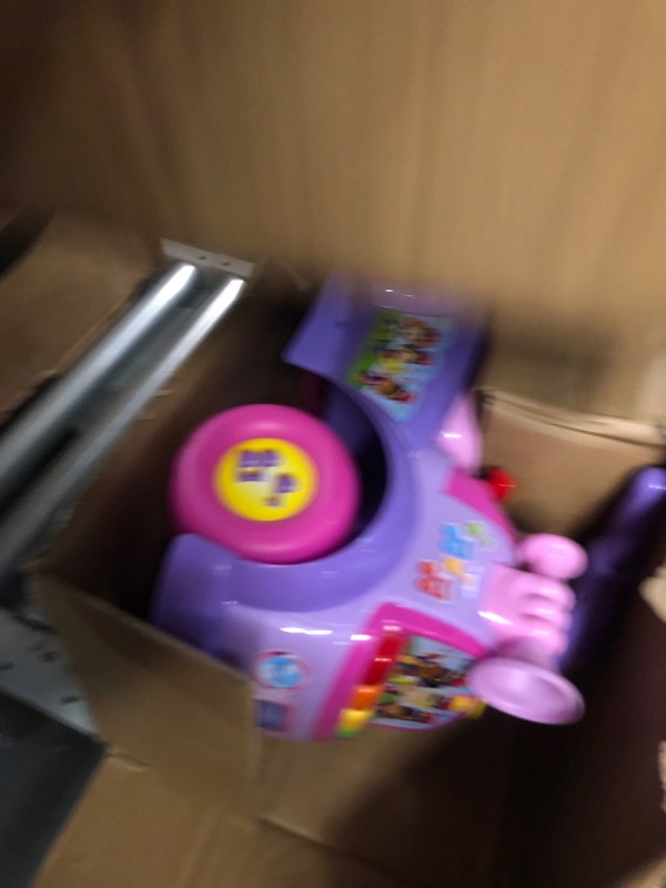 Photo 2 of Fisher Price Music Parade Purple Ride-On with 5 Different Marching Tunes! [Amazon Exclusive]