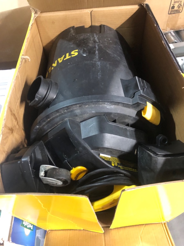 Photo 2 of **VERY USED**
Stanley - SL18116P Wet/Dry Vacuum, 6 Gallon, 4 Horsepower Black