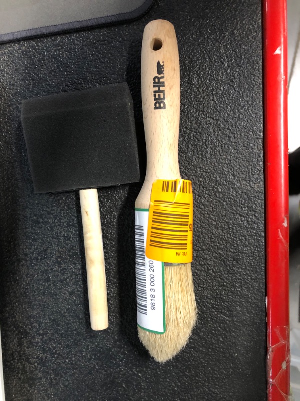 Photo 2 of **2 BRUSH BUNDLE** BEHR BRUSH & FOAM BRUSH **BRUSH BUNDLE (2 BRUSHES)**