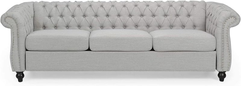 Photo 1 of  LIGHT GREY SOFA OTTOMAN **STOCK IMAGE REFERENCE ONLY/SEE PHOTOS**