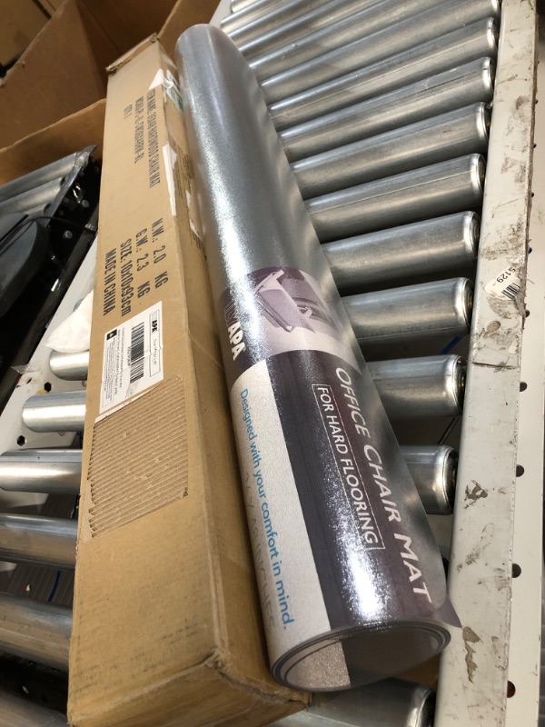 Photo 1 of Ilyapa 2 Pack Office Chair Mat for Hard Floors 36" x 48" Heavy Duty Clear, PVC *Looks New*