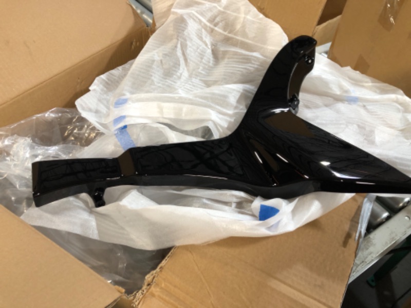 Photo 1 of VEISUTOR Black Side Fairing Spoilers Cover for Road Glide 17-23, Glossy Black Side Fairing Spoilers Cover w/Extended Airing Chin Spoilers Cover Kit Fit for Harley Road Glide 2017-2023
