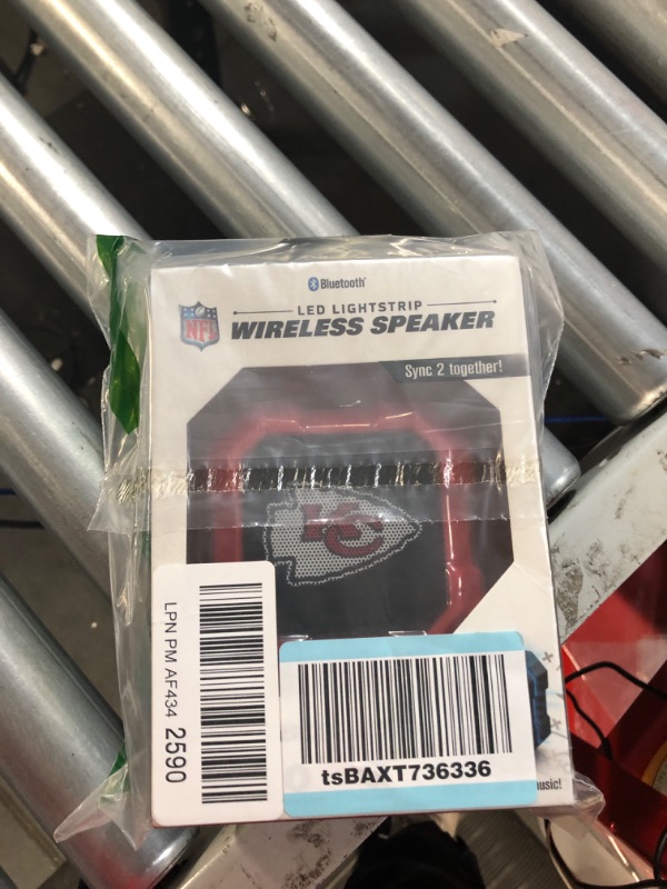 Photo 2 of SOAR NFL Shockbox LED Wireless Bluetooth Speaker, Kansas City Chiefs & NFL True Wireless Earbuds, Kansas City Chiefs