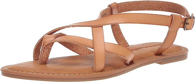 Photo 1 of Ataiwee Women's Flat Sandals - Casual Cross Strappy Slip on Spring Summer Shoes.