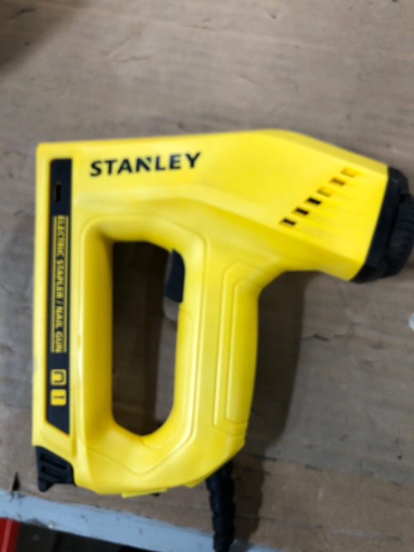 Photo 3 of **UNABLE TO TEST**STANLEY Nail Gun, Electric Staple, 1/2-Inch, 9/16-Inch and 5/8-Inch Brads (TRE550Z)