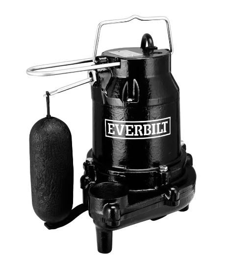 Photo 1 of *FOR PARTS* Everbilt 1/2 HP Cast Iron Sump Pump