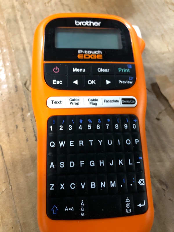 Photo 2 of Brother PT-E105 P-Touch Edge Handheld Industrial Monochrome Label Maker 