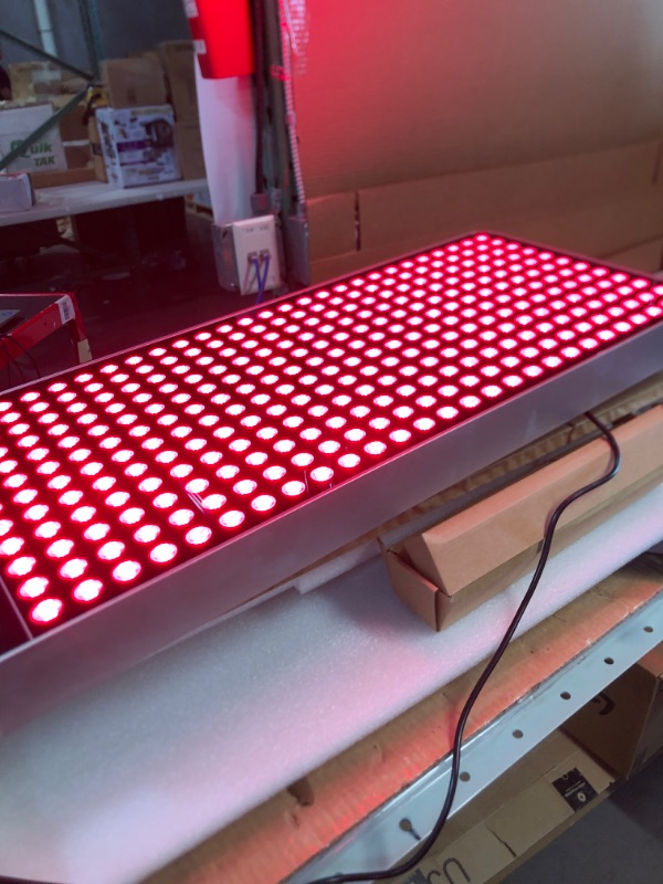 Photo 2 of EXESAS Innovative 324 LEDs, 1620W Dual-Chip, Red Light Therapy Device for Full Body 660nm & 850nm Near Infrared LED Therapy Panel for Beautiful Skin, Weight & Pain Management, and Overall Wellness 1620-Watts 324-LED