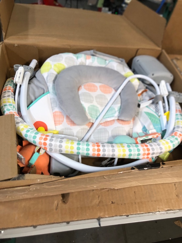 Photo 1 of Bright Starts Whimsical Wild Comfy Baby Bouncer Seat with Soothing Vibration and Music
