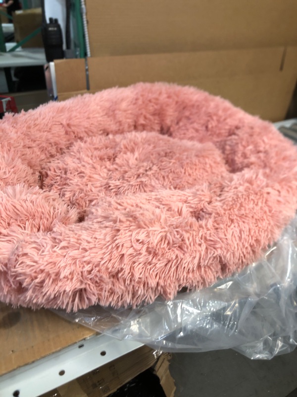 Photo 2 of  Plush Calming Dog Bed, Donut Dog Bed