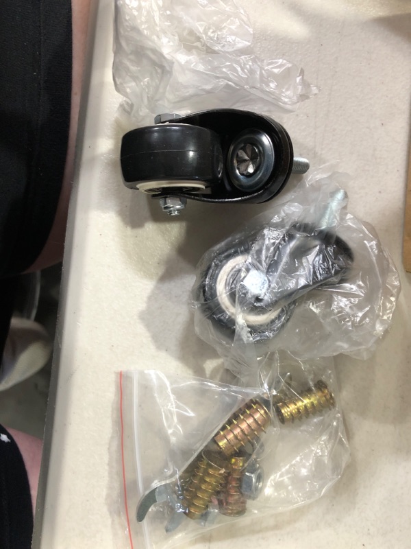 Photo 1 of **WHEELS ARE SMALL**
uoboeuq 1.5 Inch Swivel Caster Wheels 