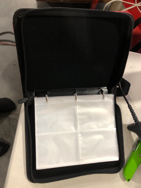 Photo 1 of Pempar Card Binde 4-Pocket, 400 Pockets Trading Card Games Zipper Holder Collection Binder with Sleeves (Partner)