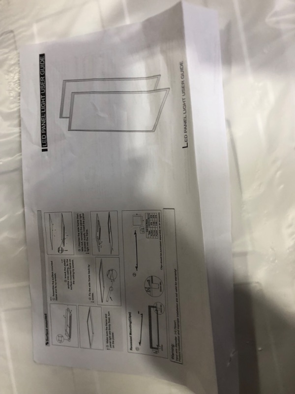 Photo 14 of 2x4 FT LED Flat Panel Light,2 Pack,2x4 LED Light Fixture 6600LM **NOT TESTED**