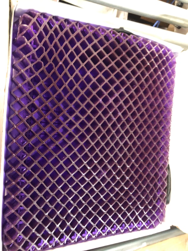 Photo 2 of Purple Royal Seat Cushion - Seat Cushion for The Car Or Office Chair - Temperature Neutral Grid