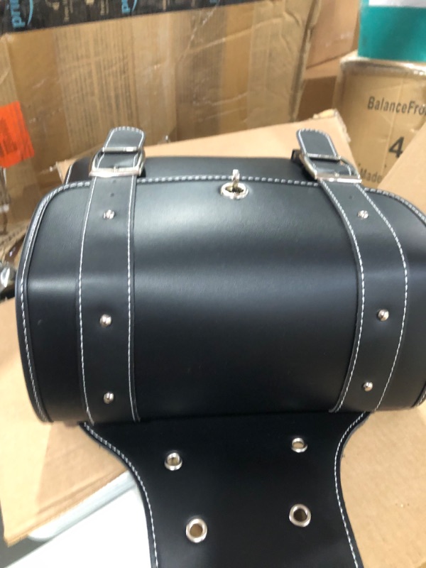 Photo 6 of 20L Motorcycle PU Leather Saddlebags With Water Cup Holder For Dyna Sportster
Regular price