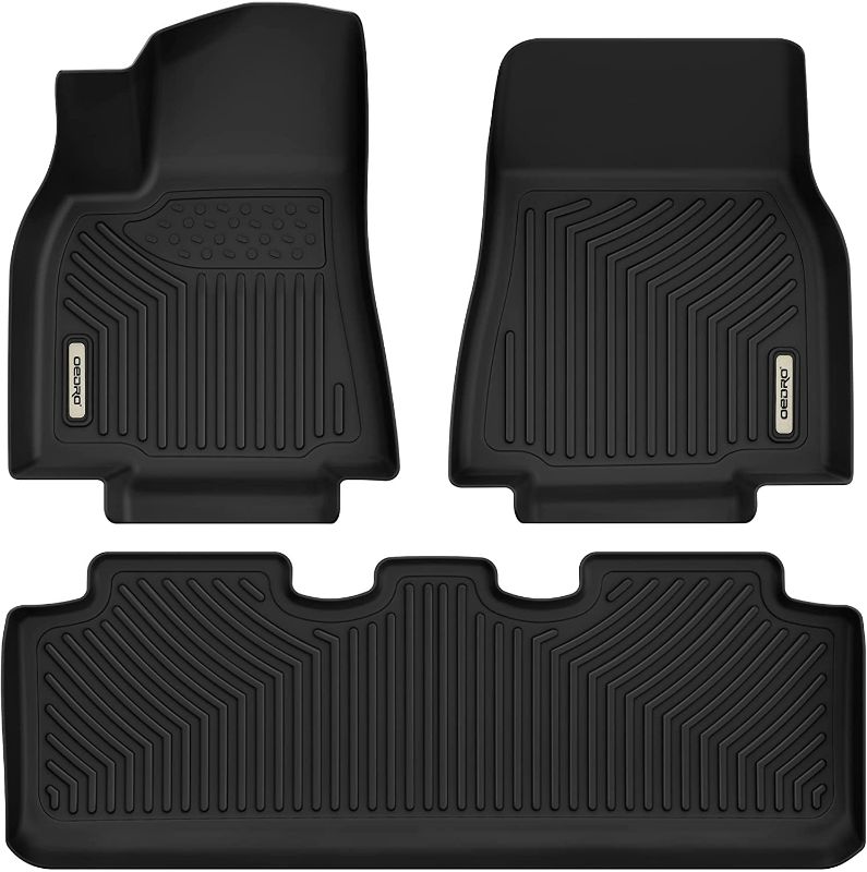 Photo 1 of OEDRO Floor Mats & Cargo Mats Fits for 2020-2022 Tesla Model Y 5-Passenger ONLY , Custom Fit Floor Liners 1st & 2nd & Trunk Mats All Weather Car Mats Set  ***** NEW UNABLE TO VERIFY FIT ***** STOCK PHOTO FOR REF ONLY 