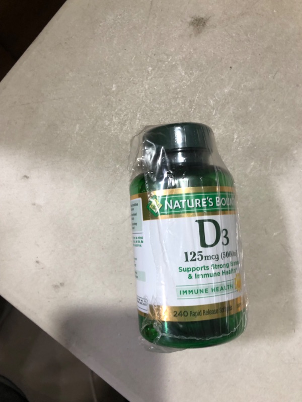 Photo 5 of Vitamin D3 Softgels 125 mcg, 5000 IU