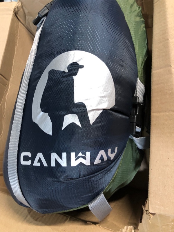 Photo 3 of *read notes* CANWAY Sleeping Bag with Compression Sack, Lightweight and Waterproof for Warm & Cold Weather