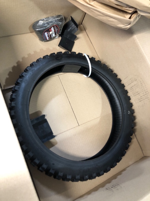 Photo 2 of MMG Combo Dirt Bike Tire Size 3.00-16, Includes Inner Tube Size 2.75/3.00-16 TR4 Valve Stem