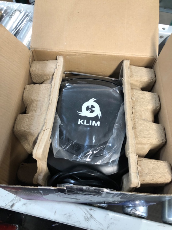 Photo 1 of KLIM Boombox Portable Audio System - New 2023 - FM Radio CD Player Bluetooth MP3 USB AUX - Includes Rechargeable Batteries - Wired & Wireless Modes - Compact and Sturdy - Black
