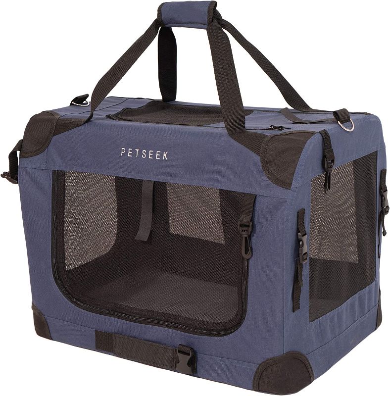 Photo 1 of 





































































Petseek Extra Large Cat Carrier Soft Sided Folding Small Medium Dog Pet Carrier 24"x16.5"x16"

