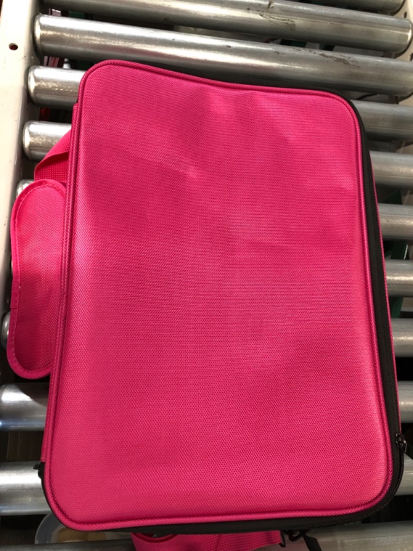 Photo 4 of GZCZ Professional Travel Makeup Case 16 inches- Pink