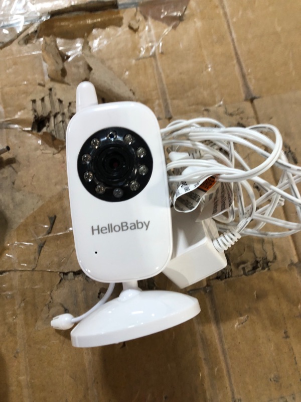 Photo 2 of HelloBaby Video Baby Monitor with Camera and Audio - 3.2Inch Baby Camera Monitor LCD Display, Baby Monitor No WiFi, Two-Way Audio, VOX Mode, Infrared Night Vision, Temperature Monitoring, Lullaby 3.2" HB32