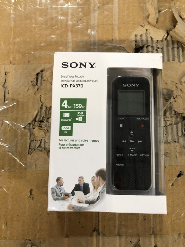 Photo 2 of Sony PX Series Digital Voice Recorder, 4GB (ICD-PX370)