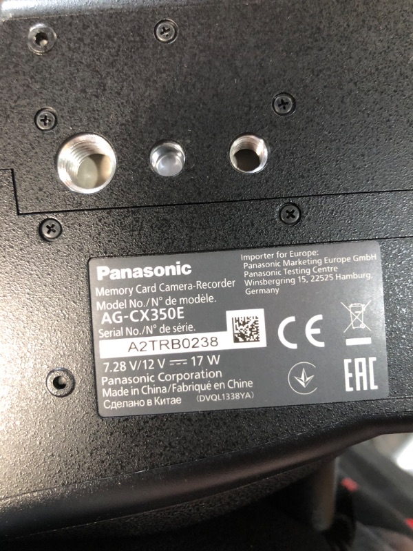 Photo 4 of Panasonic AG-CX350 4K Camcorder (Renewed)