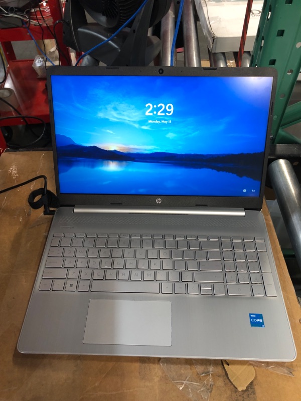 Photo 3 of HP 2022 15.6" HD BrightView Laptop, Intel Pentium Silver N5030 Processor, 8GB RAM, 256GB PCIe SSD, Intel HD Graphics 605, 720p HD Webcam, Stereo Speakers, Silver, Windows 11, 32GB USB Card 8GB | 256GB PCIe SSD Silver