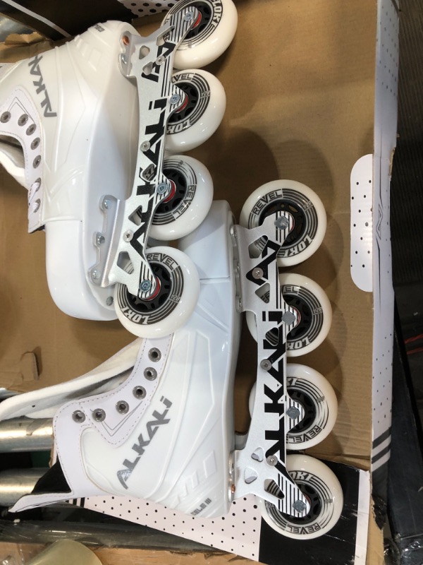 Photo 3 of Alkali Cele III Senior Adult Junior Kids Inline Roller Hockey Skates, New for 2023 Skate Size 10 (Shoe Size 11-11.5)