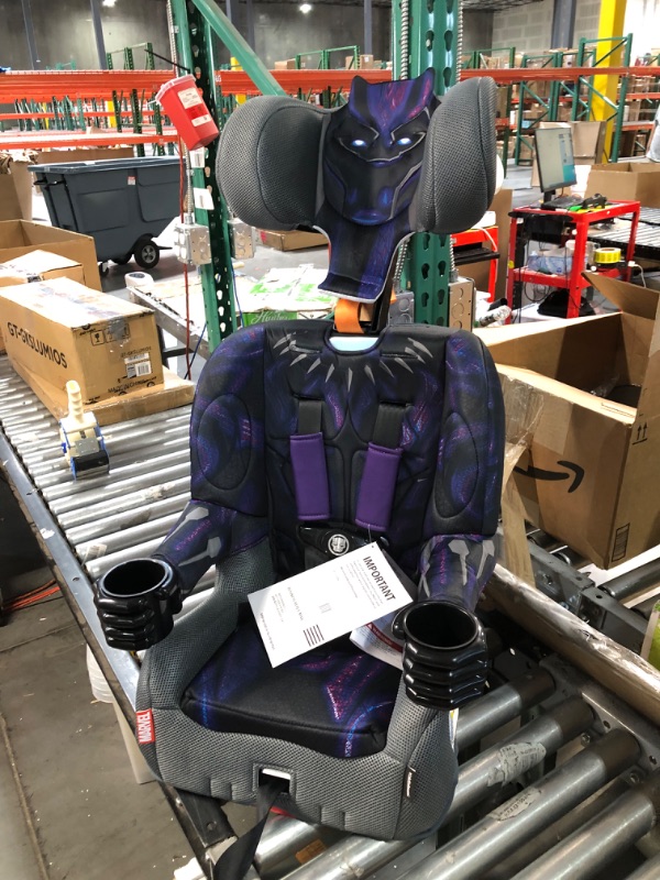 Photo 4 of KidsEmbrace 2-in-1 Harness Booster Car Seat, Marvel Black Panther