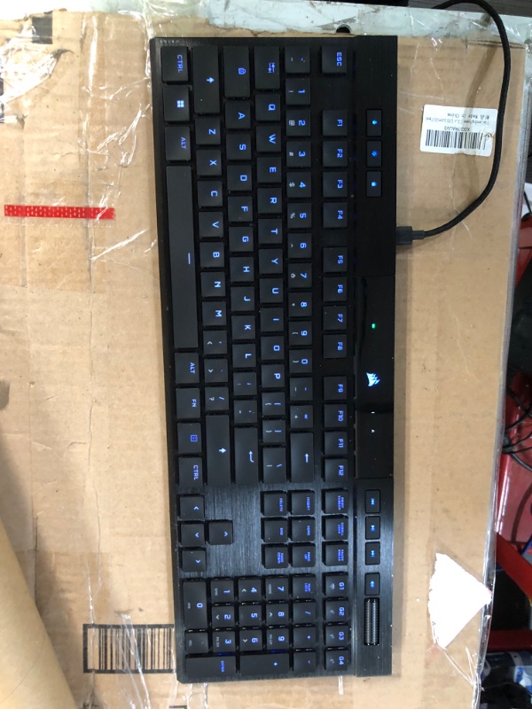 Photo 3 of Corsair K100 AIR Wireless RGB Mechanical Gaming Keyboard - Ultra-Thin, Sub-1ms Slipstream 