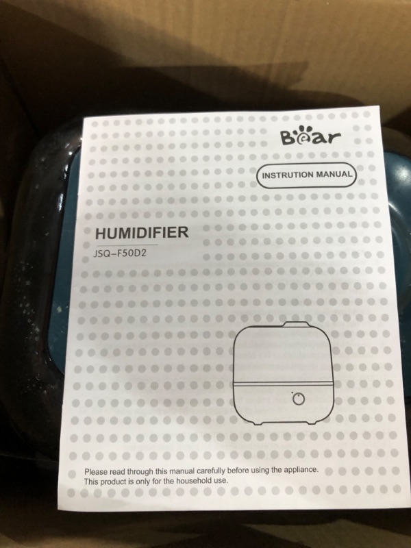 Photo 2 of (SEE NOTES) BEAR Humidifiers 5L Top Fill Cool Mist Lasts 35 Hours