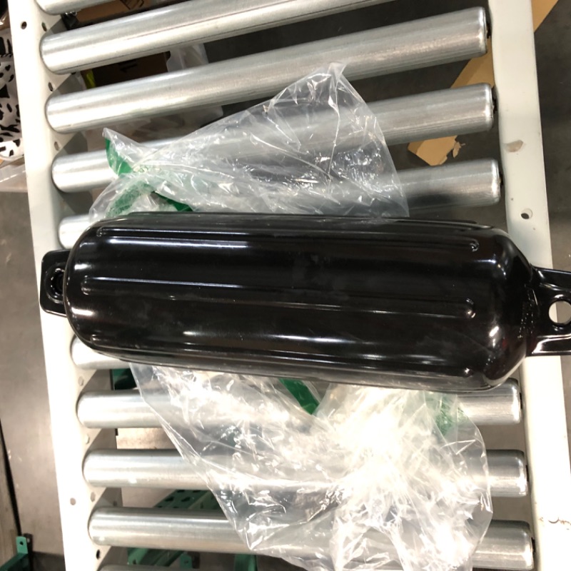 Photo 1 of Taylor Made Storm Gard Inflatable Vinyl Fender - 6.5" x 22", Black