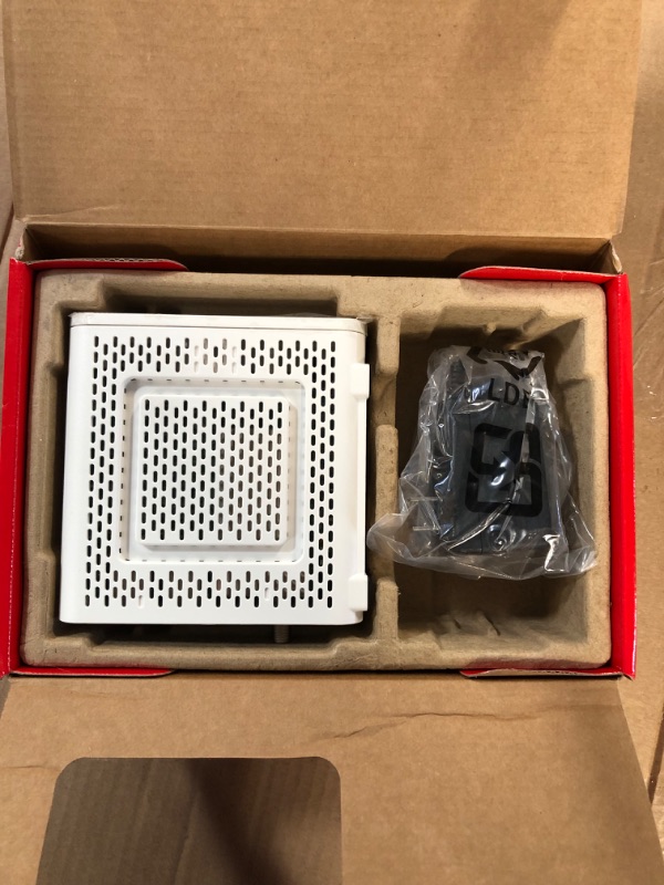Photo 1 of ARRIS SURFboard SB8200 DOCSIS 3.1 Cable Modem | Approved for Comcast Xfinity, Cox, Charter Spectrum, & more | Two 1 Gbps Ports | 1 Gbps Max Internet Speeds | 4 OFDM Channels | 2 Year Warranty SB8200 Gigabit Modem