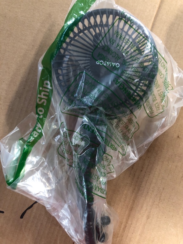 Photo 2 of Gaiatop Mini Portable Stroller Fan, Battery Operated