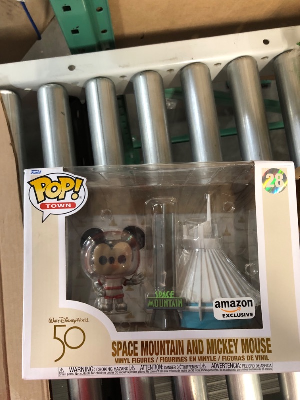 Photo 2 of Funko Pop! Town: Walt Disney World 50th - Space Mountain and Mickey Mouse, Amazon Exclusive