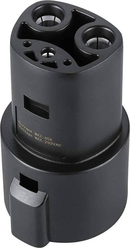 Photo 1 of Lectron - J1772 to Tesla EV Adapter Charger - Black