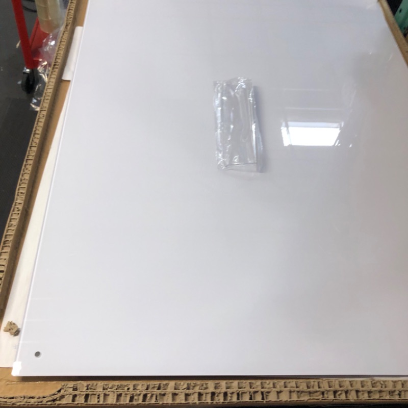 Photo 3 of QUEENLINK Magnetic Glass Whiteboard, 48 x 36 Inches