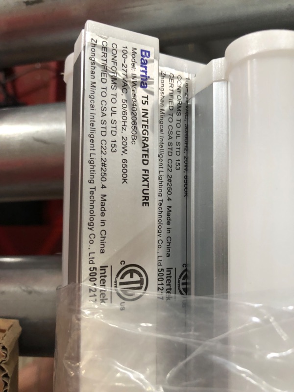 Photo 1 of 6 Pack Barrina LED T5 Integrated Single Fixture, 4FT