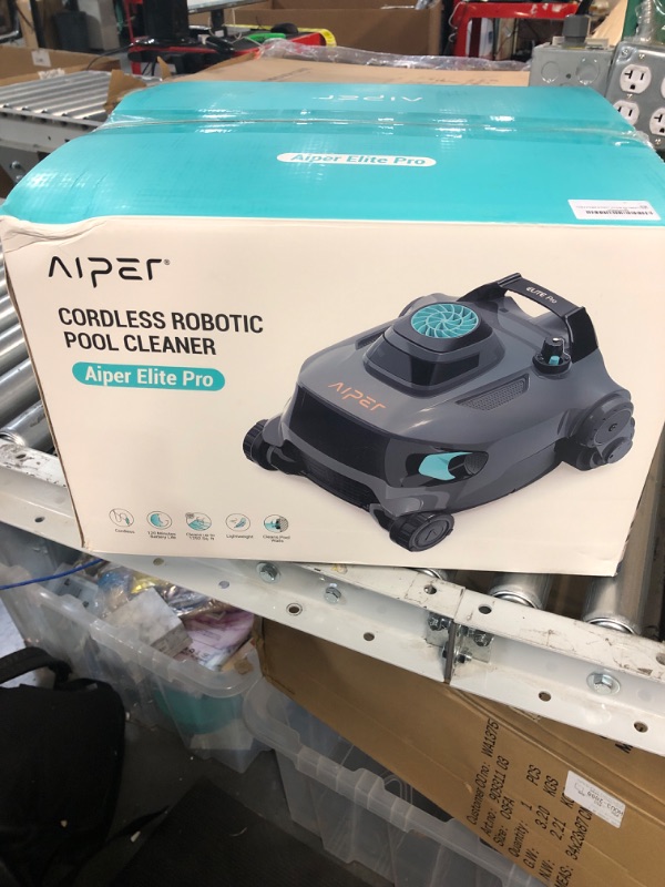 Photo 2 of  AIPER Seagull Elite Pro Cordless Robotic Pool Cleaner Pools up to 1938 Sq.ft Dark Gray