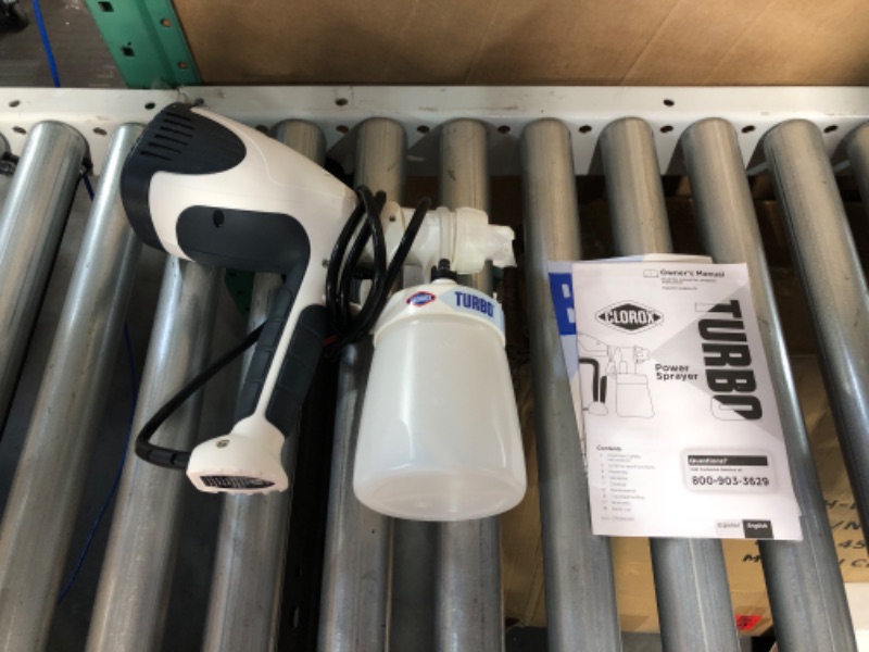 Photo 1 of *UNTESTED* CloroxPro Turbo Handheld Power Sprayer for Small Businesses